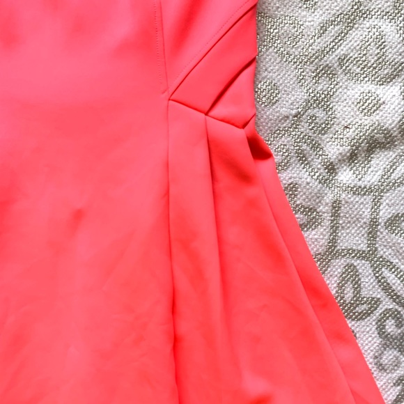 Ted Baker Mitton Pink Pleated Skater Scuba Dress - Picture 3 of 7